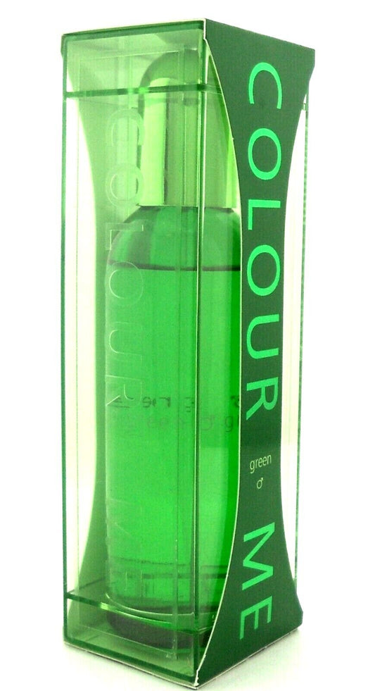Colour Me GREEN by Milton-Lloyd 3.0 oz. Eau de Parfum Spray for Men New in Sealed Box