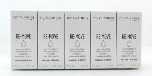 Clarins My Clarins Re Move Micellar Cleansing Water Sample 10 ml. Lot of 10 New