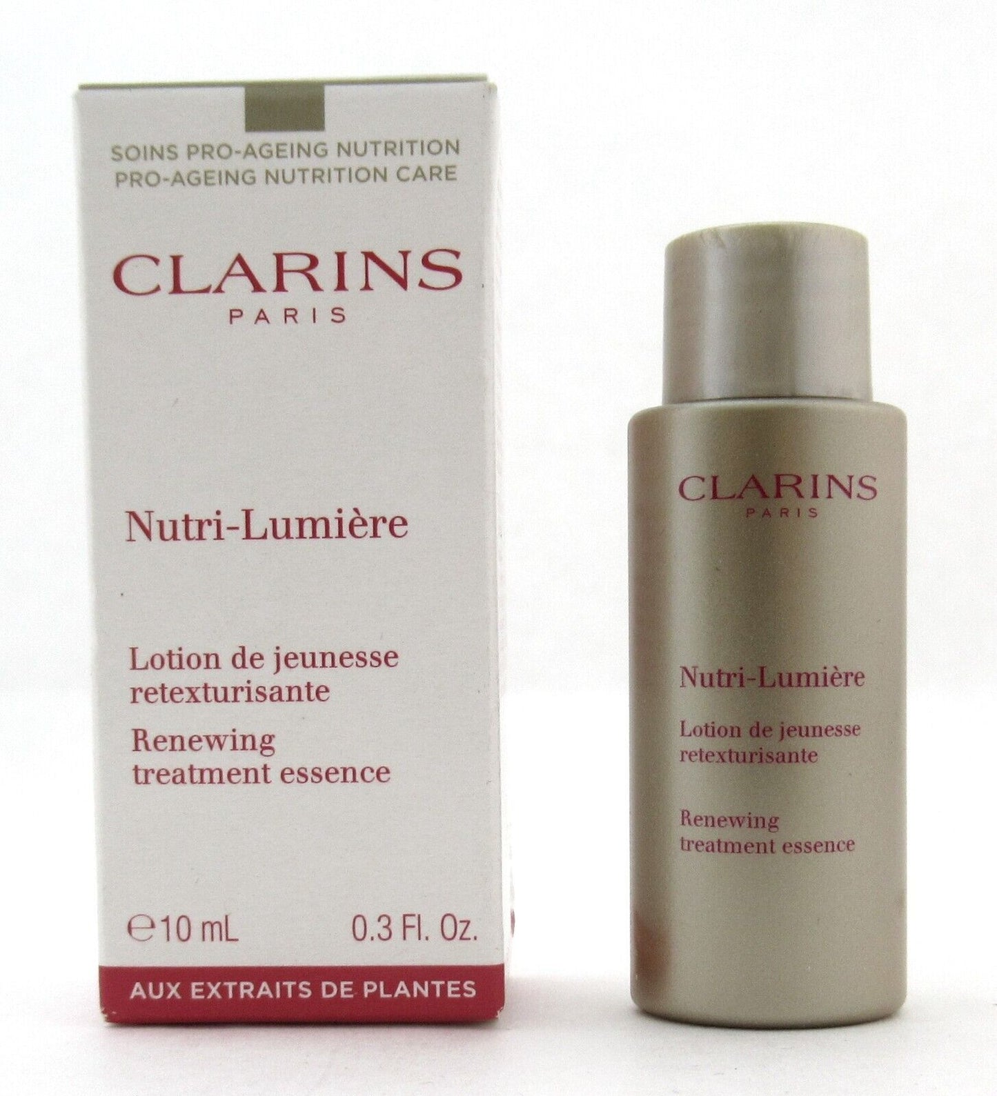 Clarins Nutri-Lumiere Renewing Treatment Essence 10 ml./ 0.3 oz. Travel Size