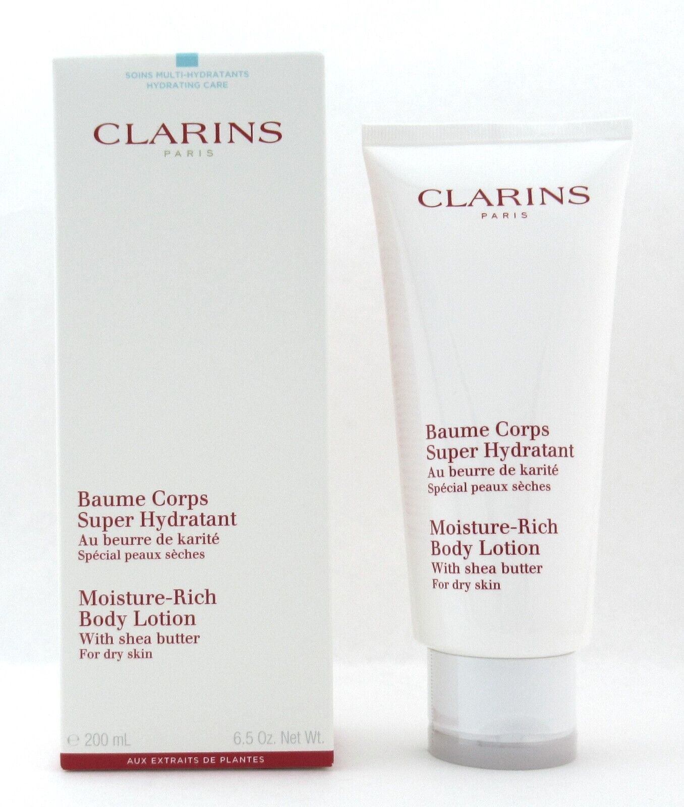 Clarins Moisture Rich Body Lotion with Shea Butter for Dry Skin 200 ml./6.5 oz.