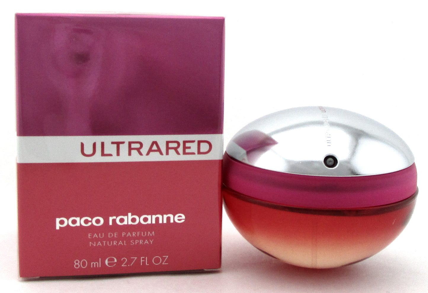 Paco Rabanne Ultrared 2.7 oz. Eau de Parfum Spray for Women. New. DAMAGED Box