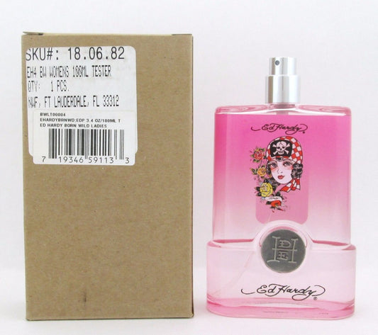 Ed Hardy Born Wild by Christian Audigier EDP Spray Women 3.4 oz*Tester