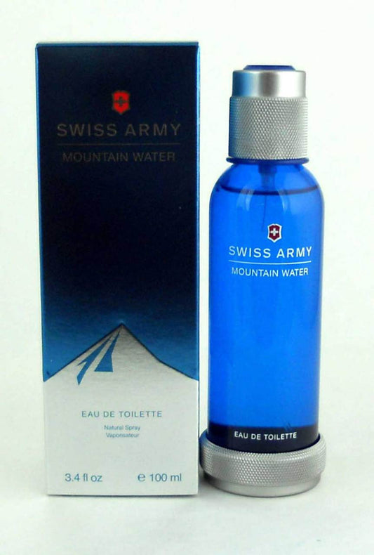 Swiss Army Mountain Water 3.4 oz./100 ml. Eau de Toilette Spray for Men