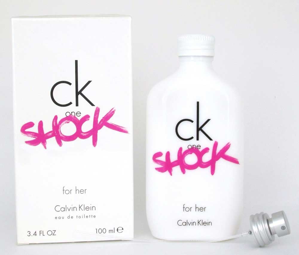 CK One Shock For Her by Calvin Klein  EDT Spray 3.4 oz. for Women NIB