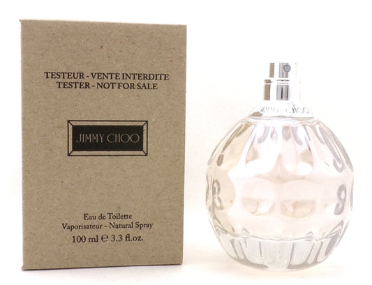 Jimmy Choo 3.3 oz. Eau De Toilette Spray for Women. New Tester NO Cap