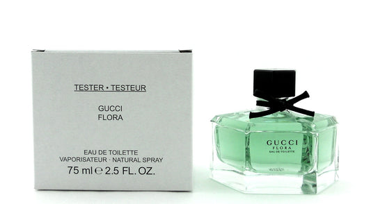 Gucci Flora Perfume by Gucci 2.5 oz. Eau de Toilette Spray. New Tester with Cap
