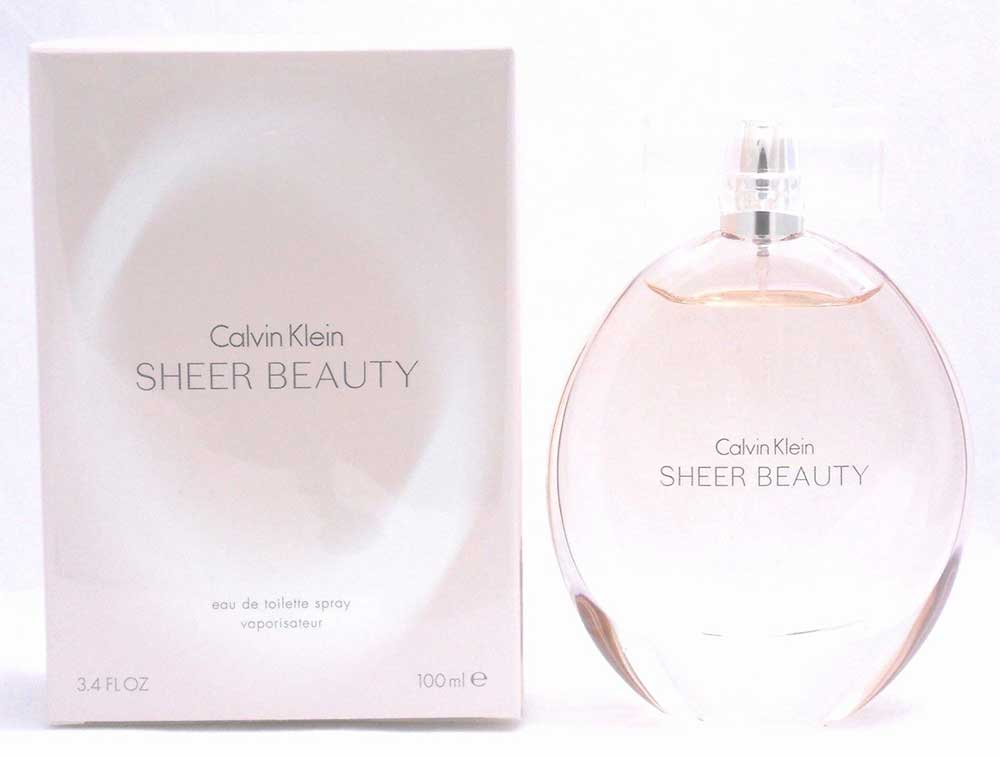 Sheer Beauty by Calvin Klein Eau De Toiltte Spray 3.4 oz. for Women