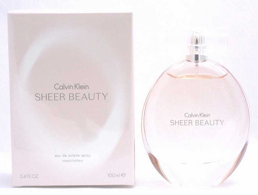 Sheer Beauty by Calvin Klein Eau De Toiltte Spray 3.4 oz. for Women