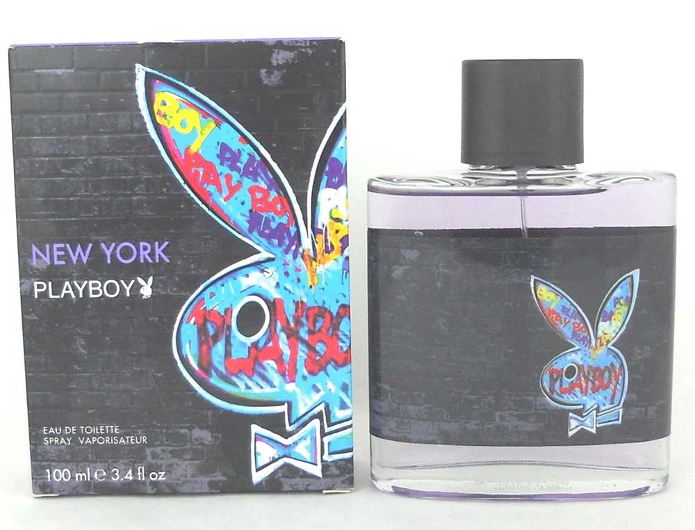 Playboy New York Eau De Toilette Spray for Men 3.4 oz./ 100 ml.