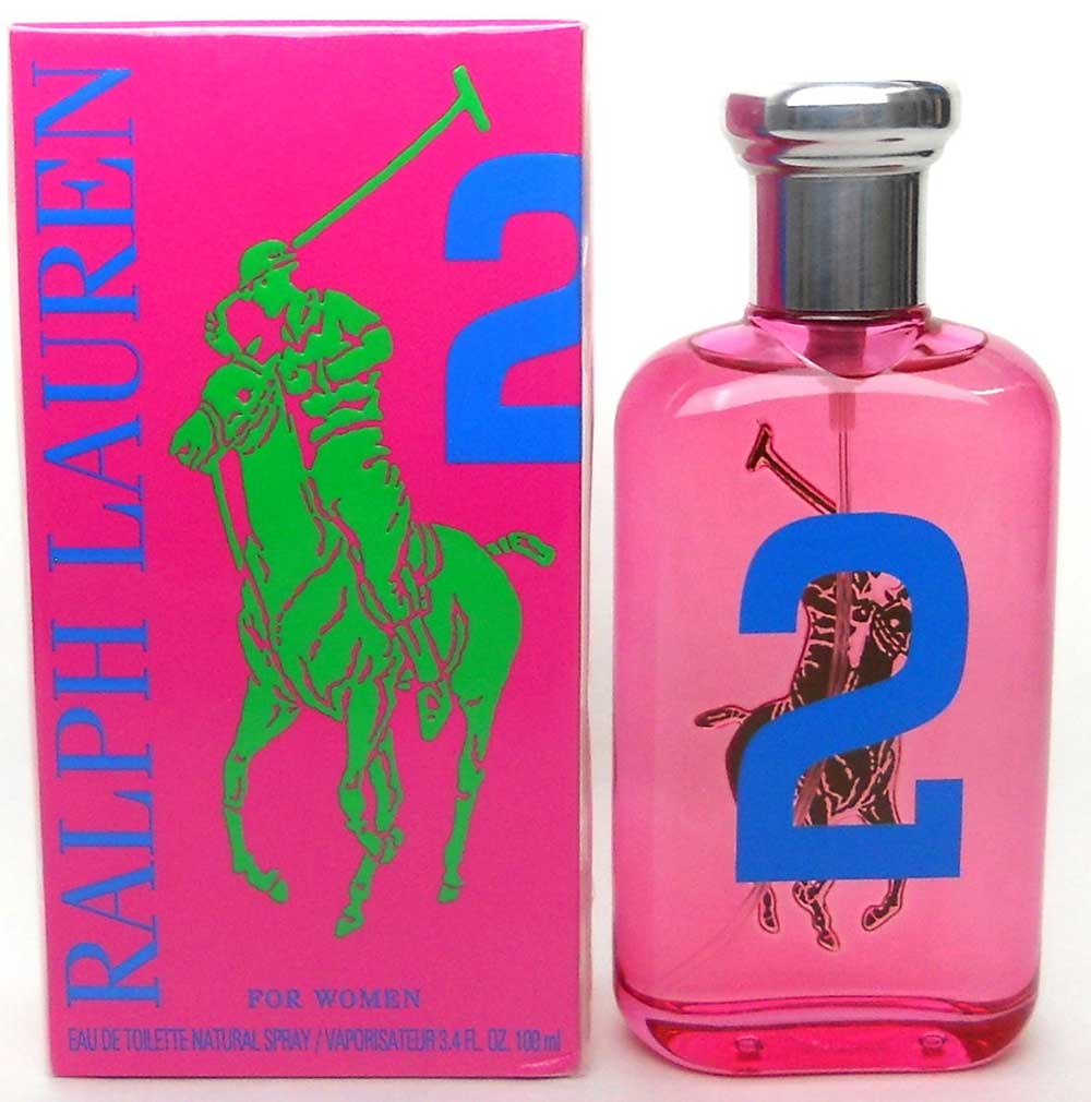 Polo BIG PONY 2 Pink Ralph Lauren 3.4 oz.EDT Spray. New in Sealed Box