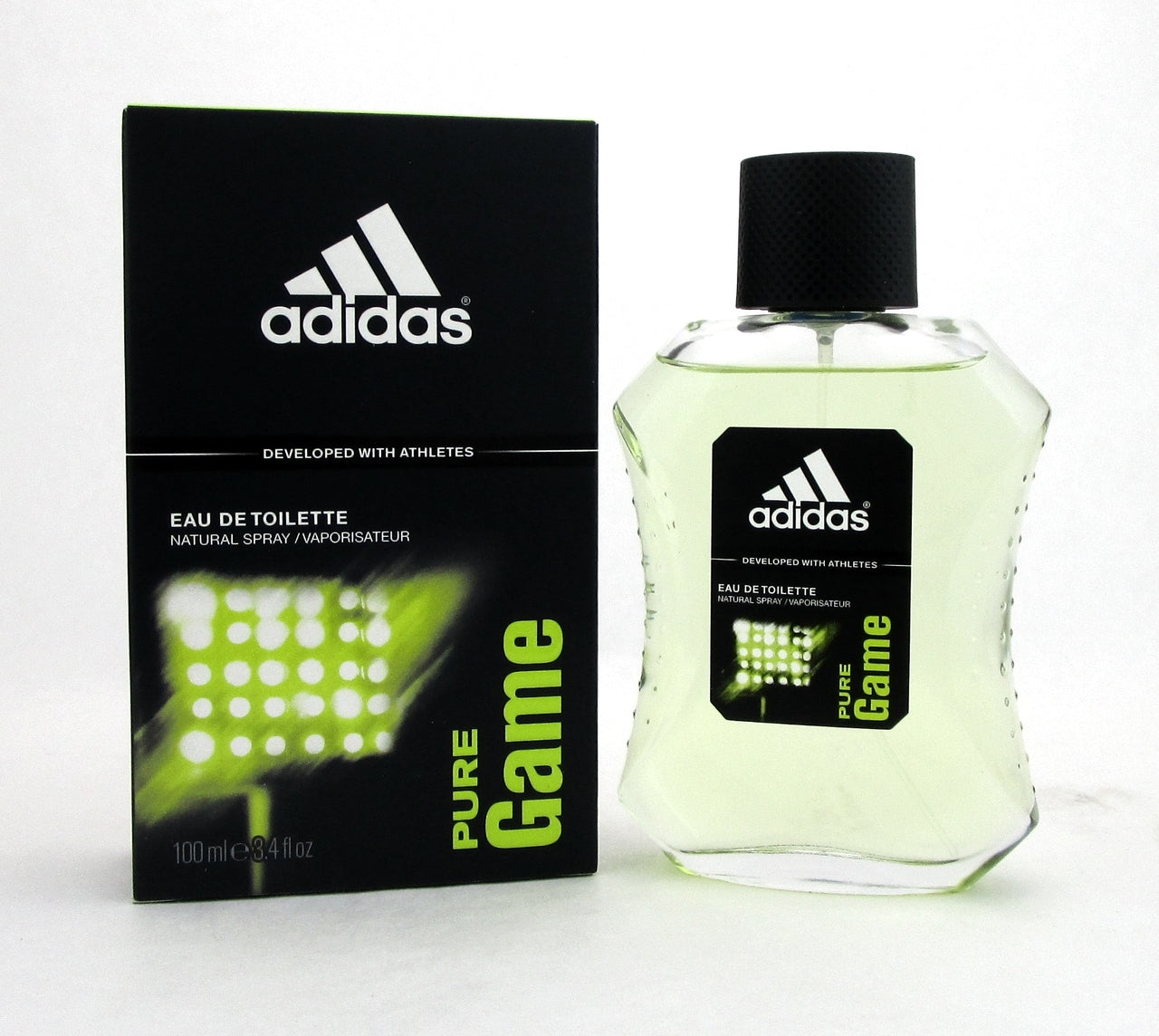 Adidas PURE GAME Eau de Toilette Spray 3.4 oz./ 100 ml. for Men. Brand New.