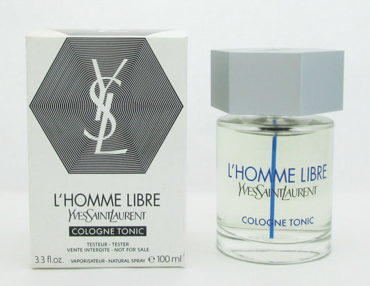 YSL L'Homme Libre Cologne Tonic EDC Spray Tester For Men 3.3 oz/ 100 ml
