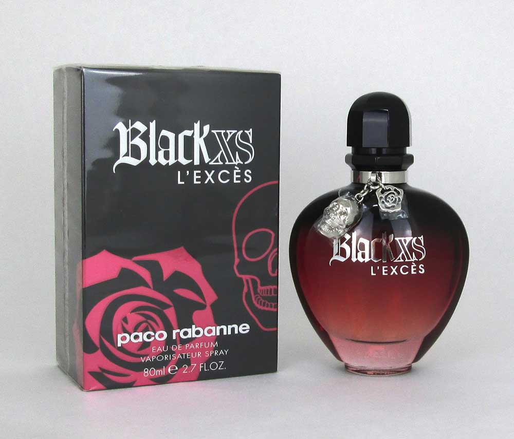 Black XS L'exces 2.7 oz./ 80 ml.Paco Rabanne Eau De Parfum Spray.NIB