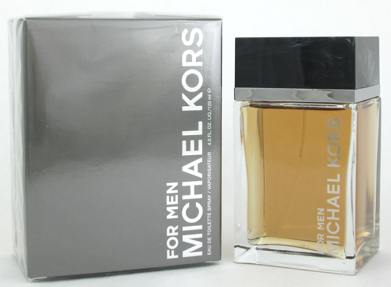 Michael Kors Cologne for Men 4.0 oz. Eau de Toilette Spray. NEW. Damaged Plastic