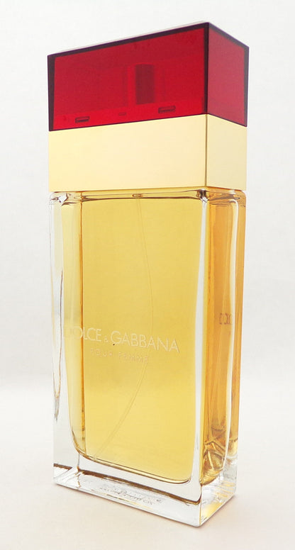 Dolce & Gabbana Pour Femme EDT Spray for Women 3.3 oz./100 ml. NO BOX Scratched Cap