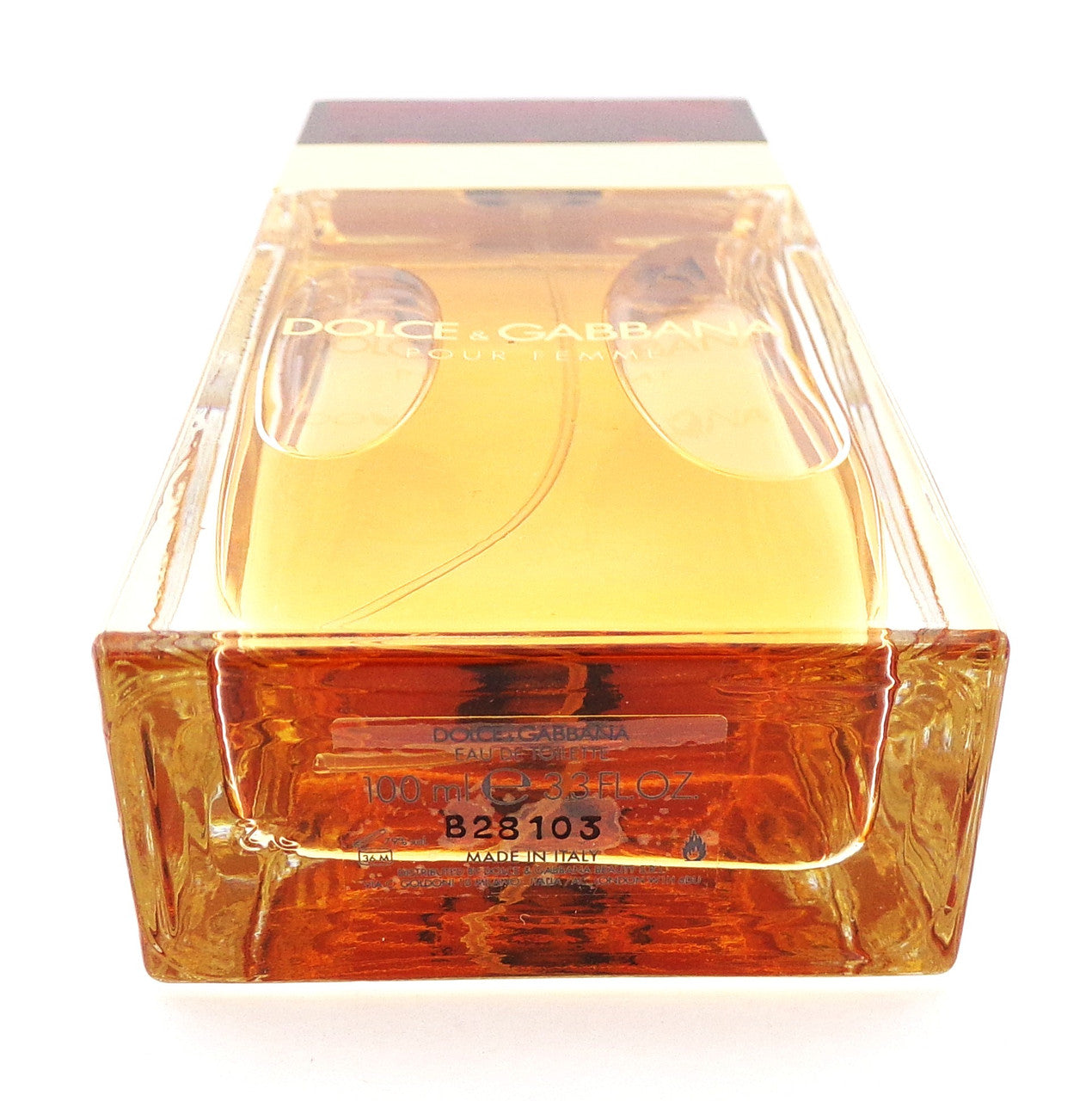 Dolce & Gabbana Pour Femme EDT Spray for Women 3.3 oz./100 ml. NO BOX Scratched Cap