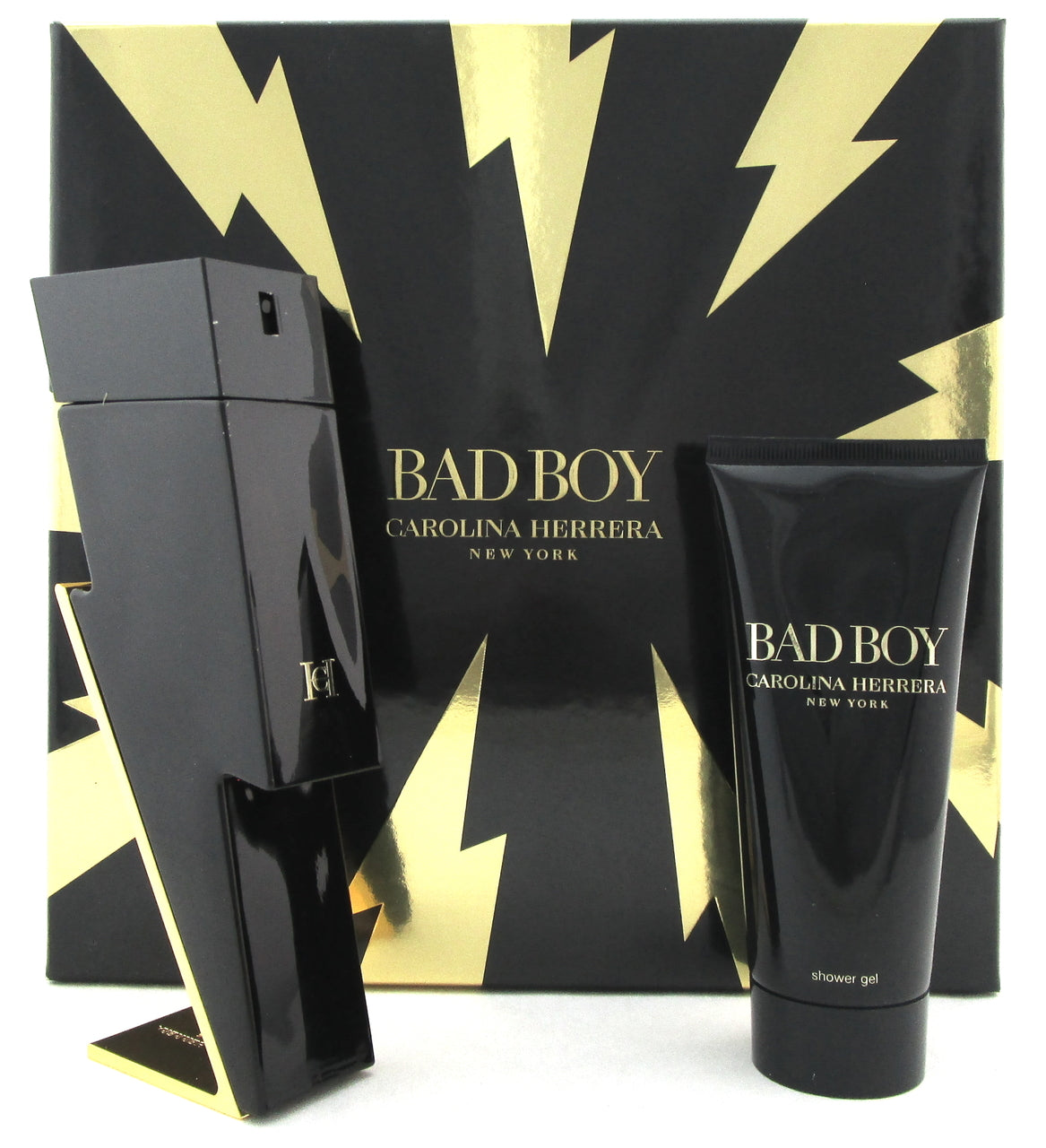 Bad Boy by Carolina Herrera 3.4 oz. EDT Spray + 3.4 oz. Sh/Gel for Men. New SET
