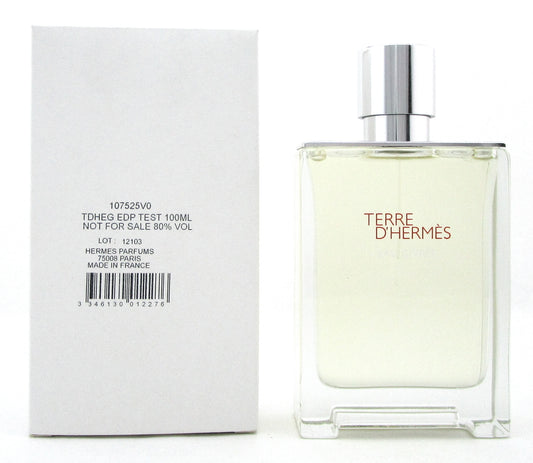 Terre D'Hermes Eau GIVREE 3.3 oz. EDP Refillable Spray for Men. New Tester w/Cap