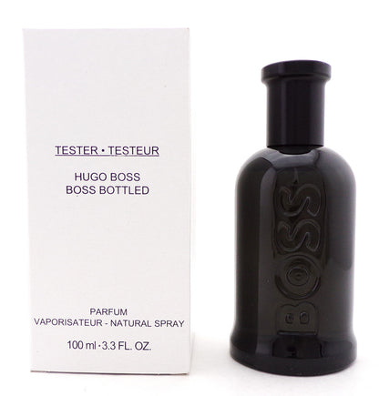 BOSS BOTTLED by Hugo Boss 3.3 oz. Parfum Spray for men. New TESTER w/Cap