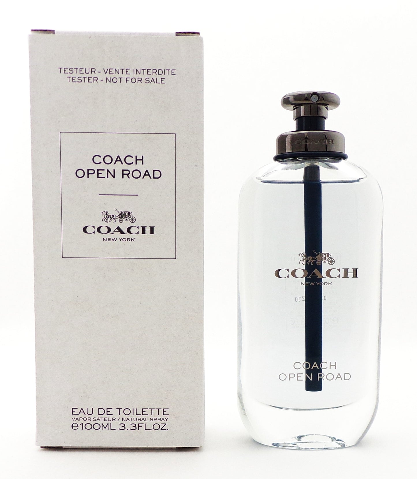 Coach OPEN ROAD  3.3 oz. Eau De Toilette Spray for Men New TESTER