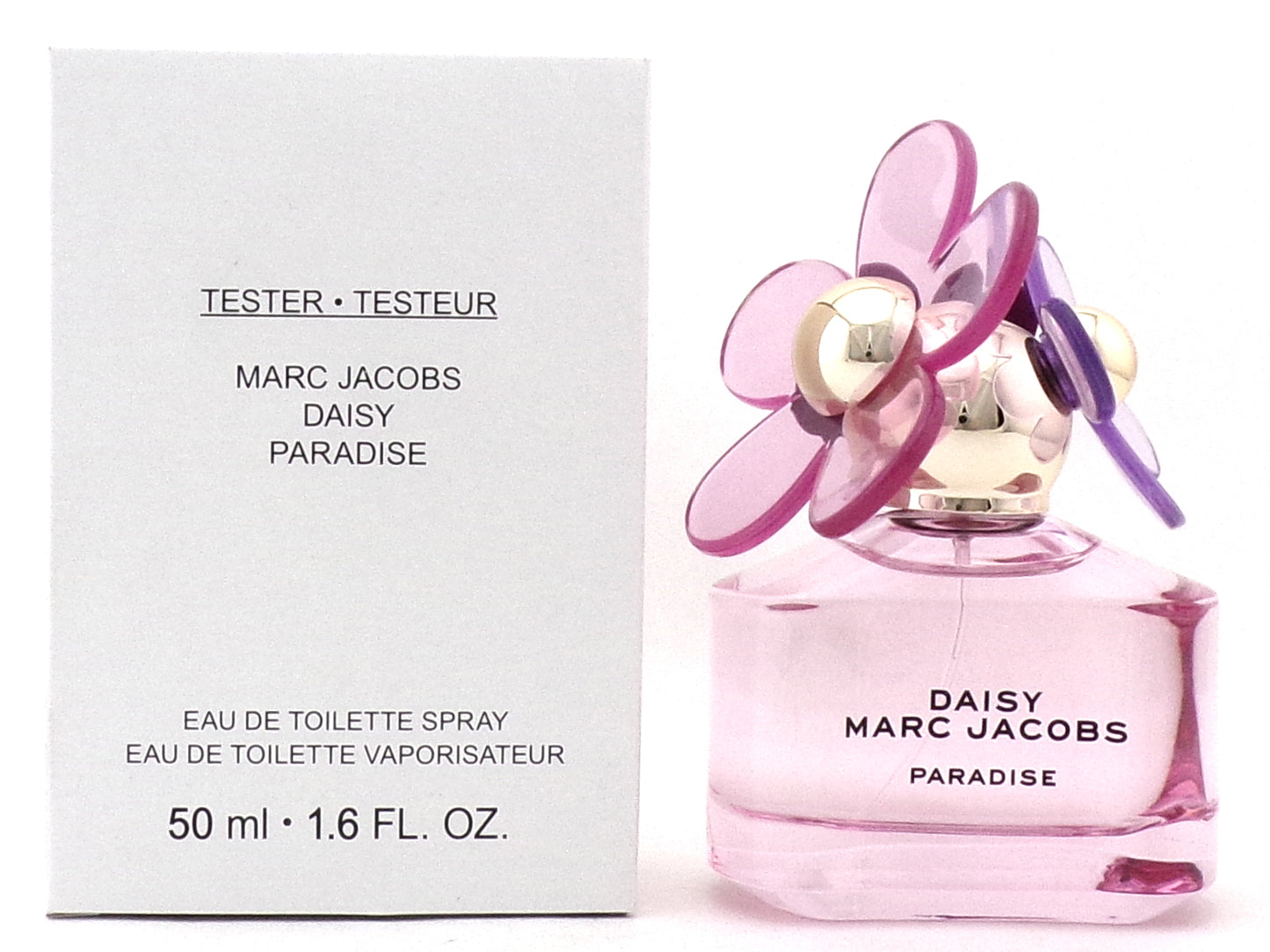 Marc Jacobs Daisy Paradise Limited Edition 1.6 oz. Eau de Toilette Spray for Women. New Tester w/Cap