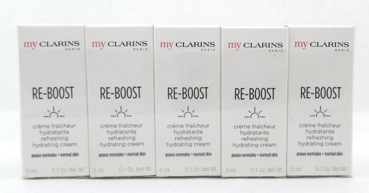 Clarins My Clarins Re-Boost Refreshing Hydrating Cream Sample 5 ml Lot of 10 New