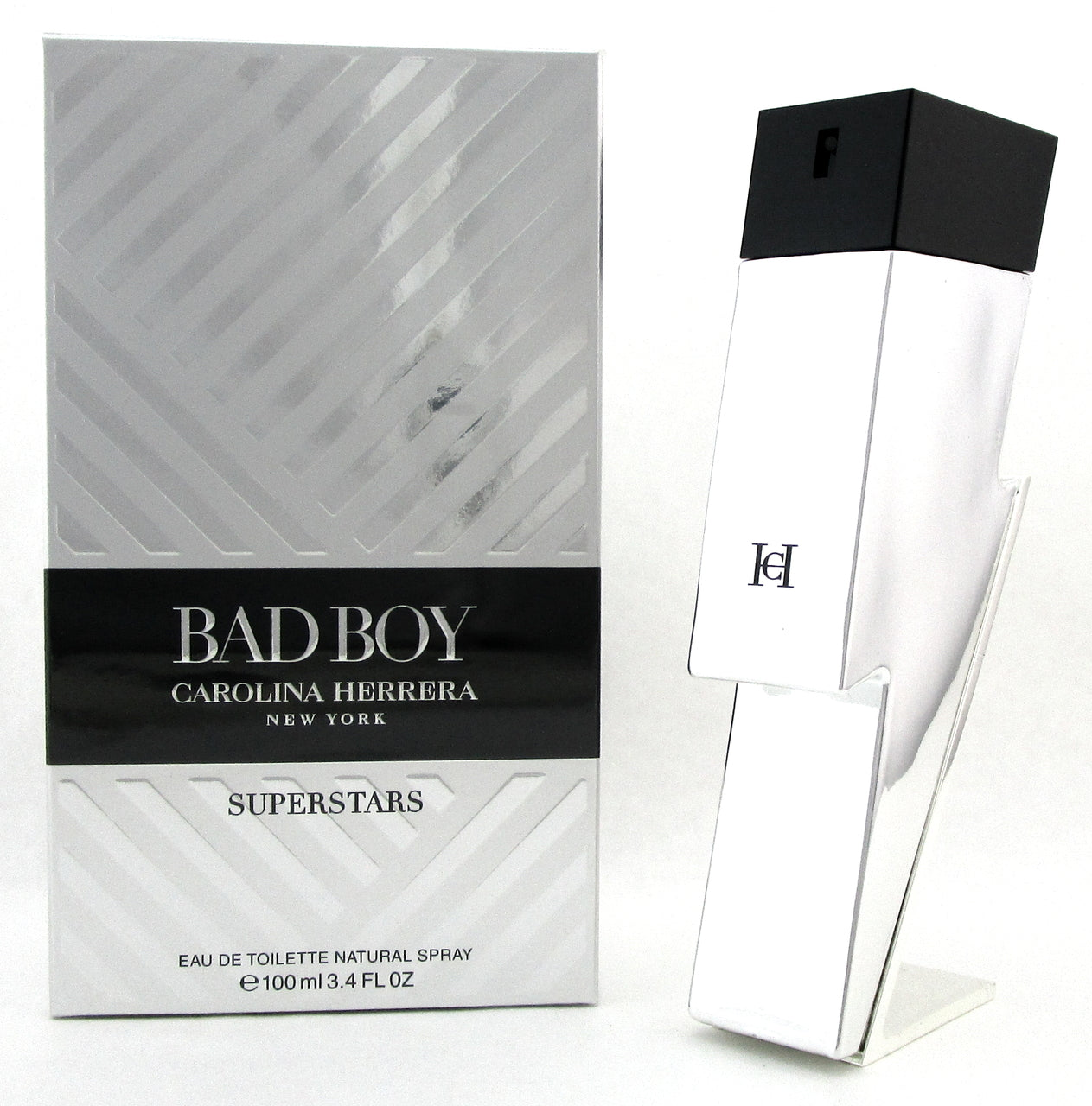 Bad Boy SUPERSTARS by Carolina Herrera 3.4 oz. EDT Spray for Men. New in Box