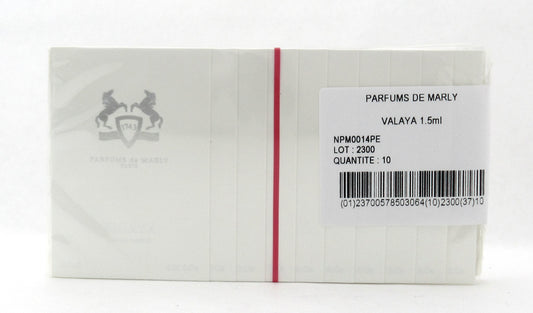 VALAYA by Parfums de Marly 1.5 ml. Eau de Parfum Vial Spray for Women. Pack of 10 pcs. Sealed.