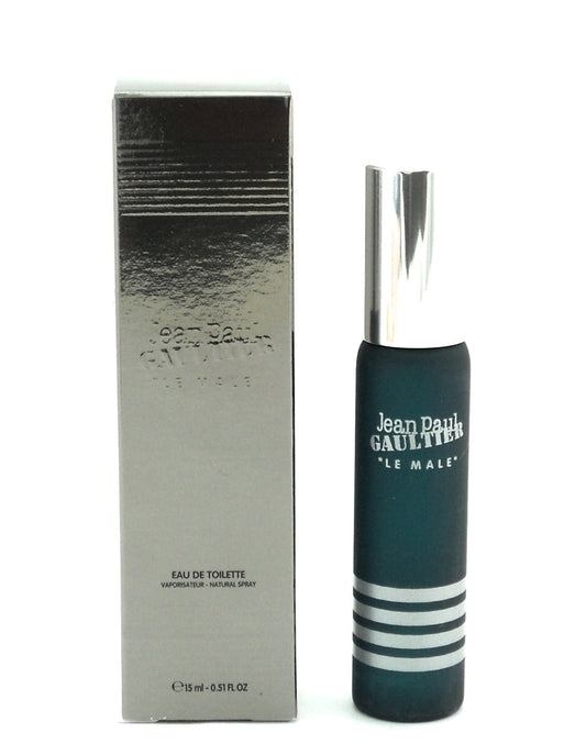 LE MALE by Jean Paul Gaultier 0.5 oz.EDT TRAVEL SPRAY for Men New in Box