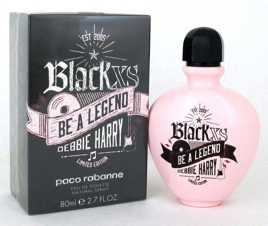 Black XS Be A Legend Debbie Harry by Paco Rabanne EDT Spr 2.7oz Women