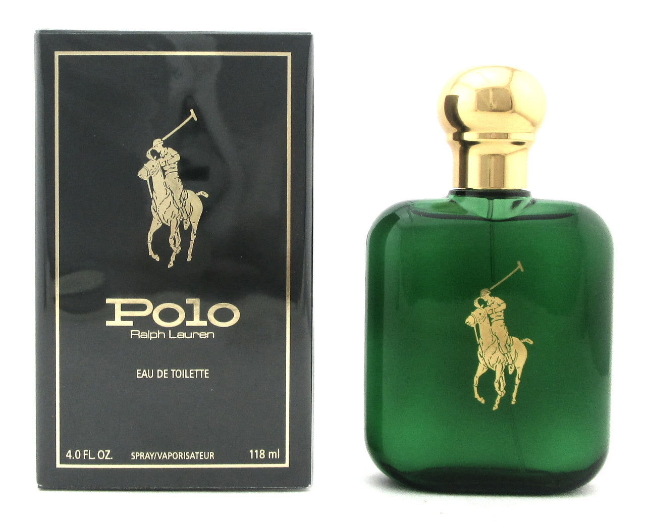 Polo Green by Ralph Lauren 4.0 oz Eau de Toilette Spray for Men. New Damaged Box