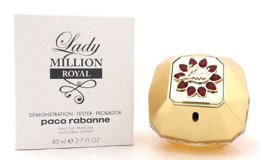 Paco Rabanne Lady Million ROYAL 2.7 oz Eau de Parfum Spray for Women. New Tester