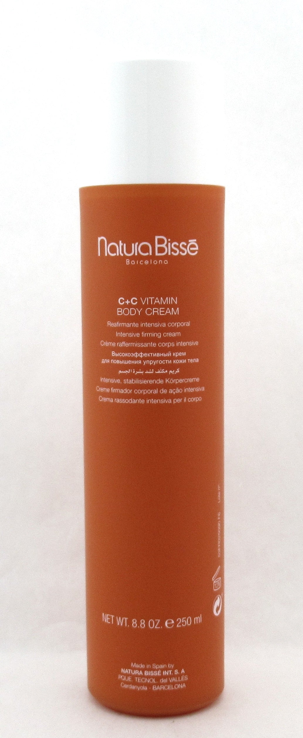 Natura Bisse C+C Vitamin Body Cream Intensive Firming Cream 8.8 oz./ 250 ml. NO BOX
