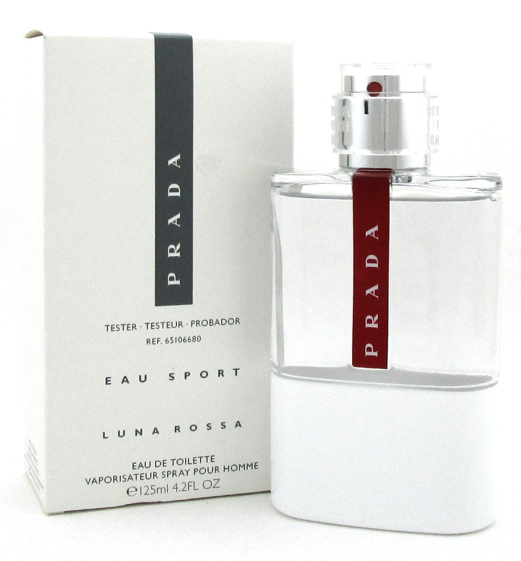 Prada Luna Rossa EAU Sport 4.2 oz. Eau de Toilette Spray for Men. NEW Tester.