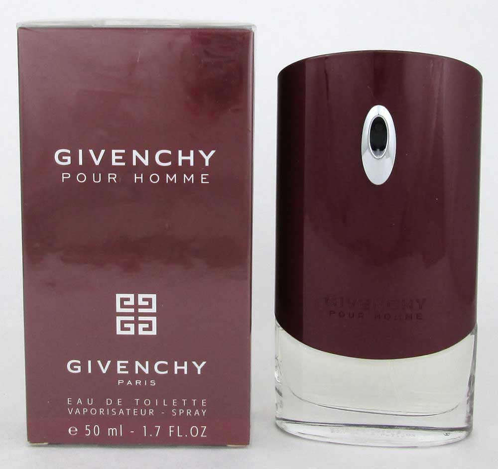 Givenchy Pour Homme Eau De Toilette Spray for Men 1.7 oz./ 50 ml.NIB