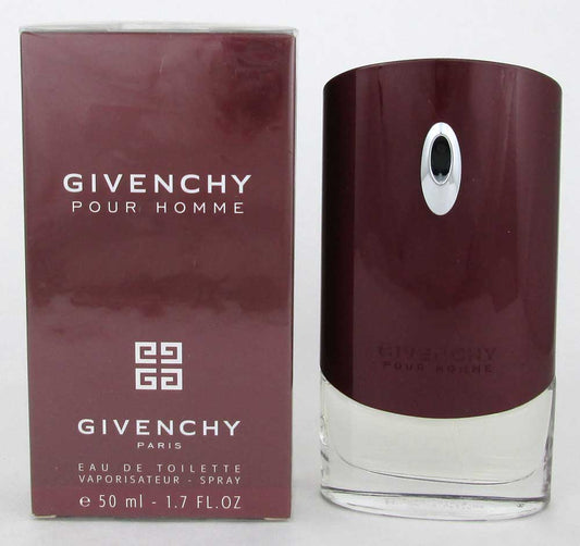 Givenchy Pour Homme Eau De Toilette Spray for Men 1.7 oz./ 50 ml.NIB