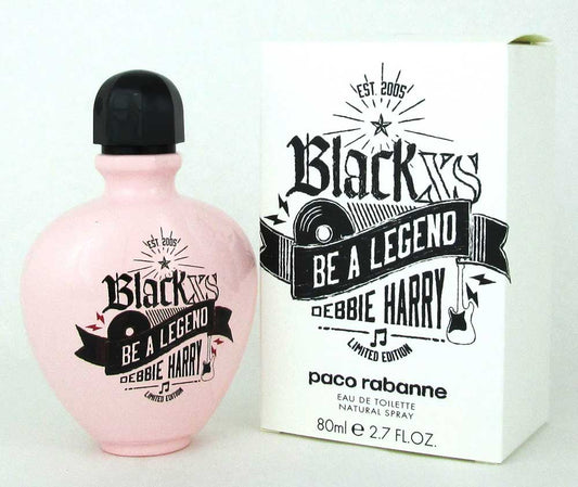 Black XS Be A Legend Debbie Harry by Paco Rabanne EDT Spr 2.7oz*Tester