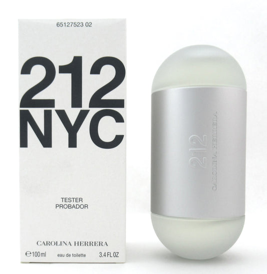 212 NYC Carolina Herrera Eau De Toilette Spray 3.4 oz. for Women. New Tester
