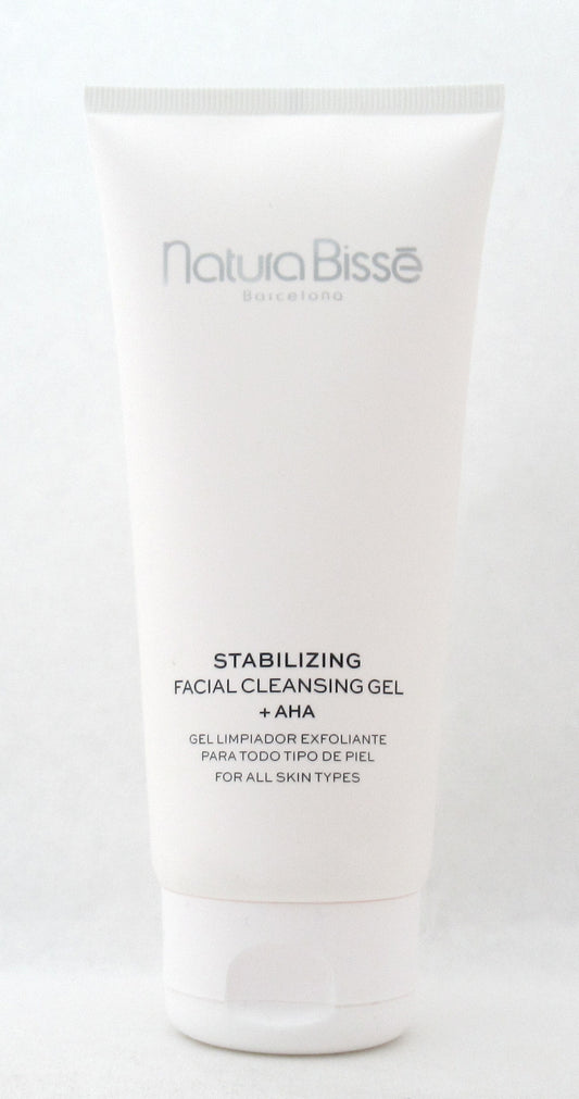 Natura Bisse Stabilinzig Facial Cleansing Gel +AHA All Skin Types 7 oz./ 200 ml. New NO BOX