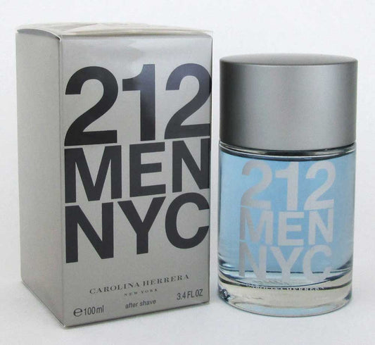 212 Men by Carolina Herrera After Shave Splash 3.4 oz./100 ml. Sealed.