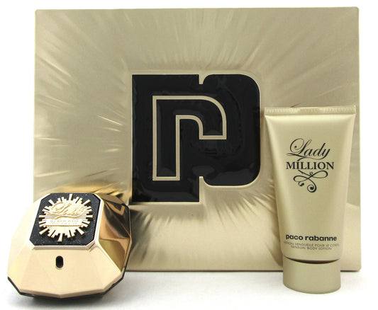 Paco Rabanne Lady Million FABULOUS 1.7 oz EDP Intense Spray + 2.5 oz B/L New Set