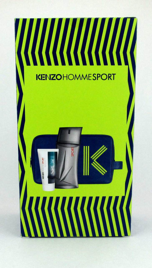 Kenzo Homme Sport by Kenzo 3 Piece Gift Set for Men.NEW IN BOX