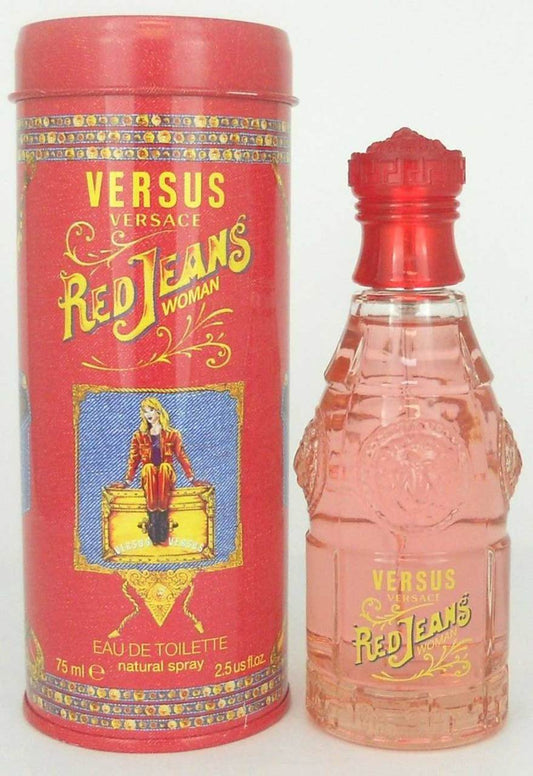 Versace Versus Red Jeans for Women Eau De Toilette Spray 2.5 oz.