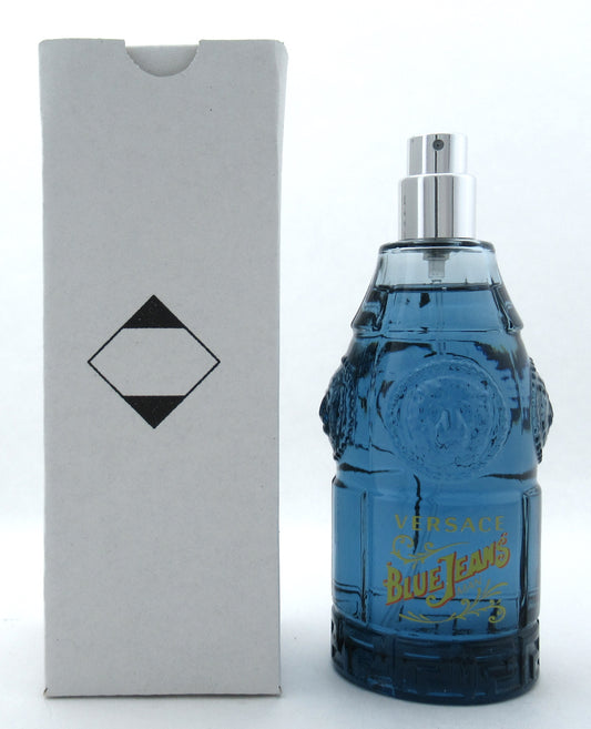 BLUE JEANS Cologne by Gianni Versace 2.5 oz. EDT Spray for Men New Tester No Cap