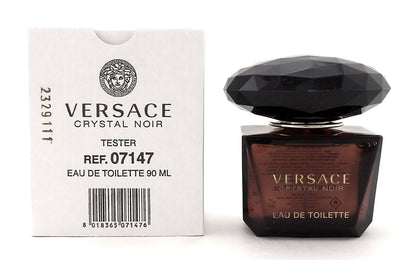 Versace Crystal Noir 3.0 oz./ 90 ml. Eau de Toilette Spray for Women. New Tester w/Cap