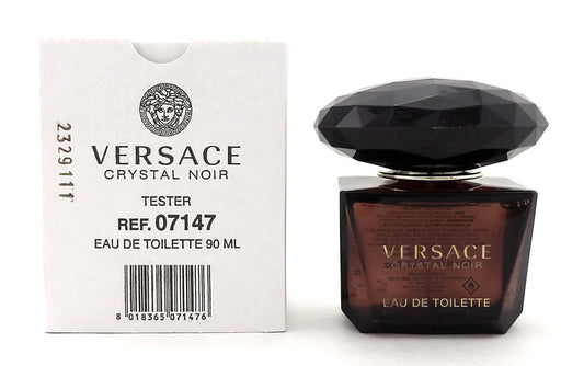 Versace Crystal Noir 3.0 oz./ 90 ml. Eau de Toilette Spray for Women. New Tester w/Cap