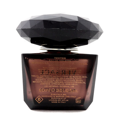 Versace Crystal Noir 3.0 oz./ 90 ml. Eau de Toilette Spray for Women. New Tester w/Cap