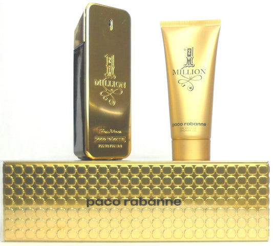 1 Million Paco Rabanne 3.4oz.EDT Spray+3.4oz.SH.Gel.for Men.Brand New