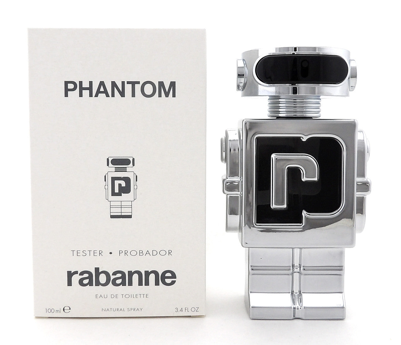 Phantom by Paco Rabanne 3.4 oz./100 ml. Eau de Toilette Spray for Men New Tester