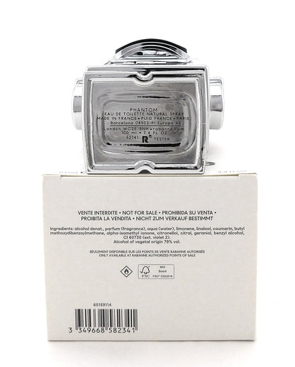 Phantom by Paco Rabanne 3.4 oz./100 ml. Eau de Toilette Spray for Men New Tester